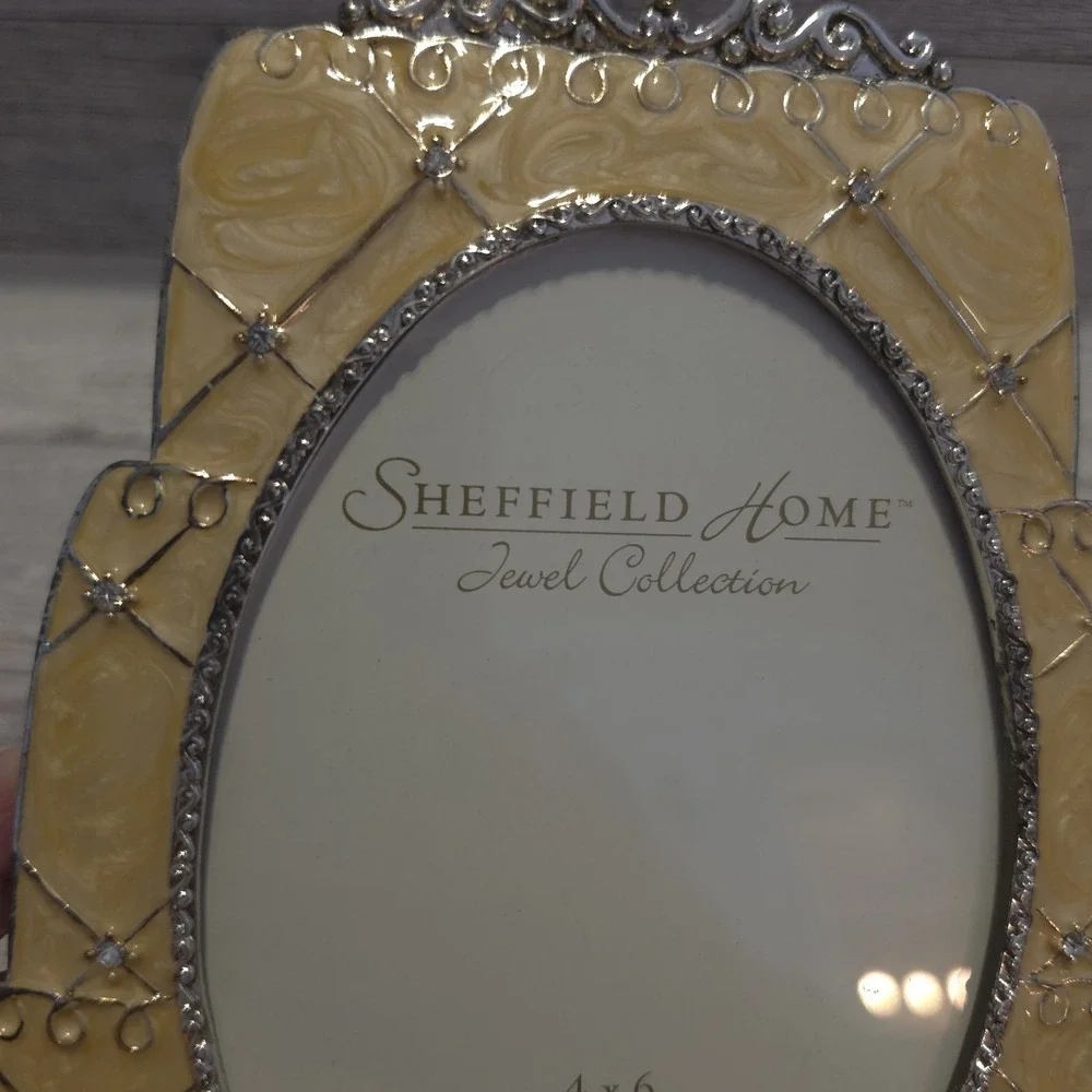 Sheffield Home Jewel Collection 4x6 Picture Frame Wedding Cake Crystals